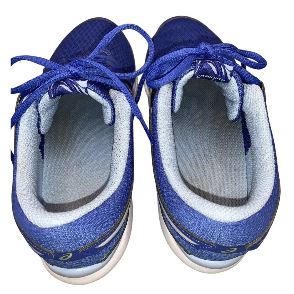 ASICS Gel-Fit Tempo Women's 9.5 Blue S563N Running Shoes Cross Training Lace Up